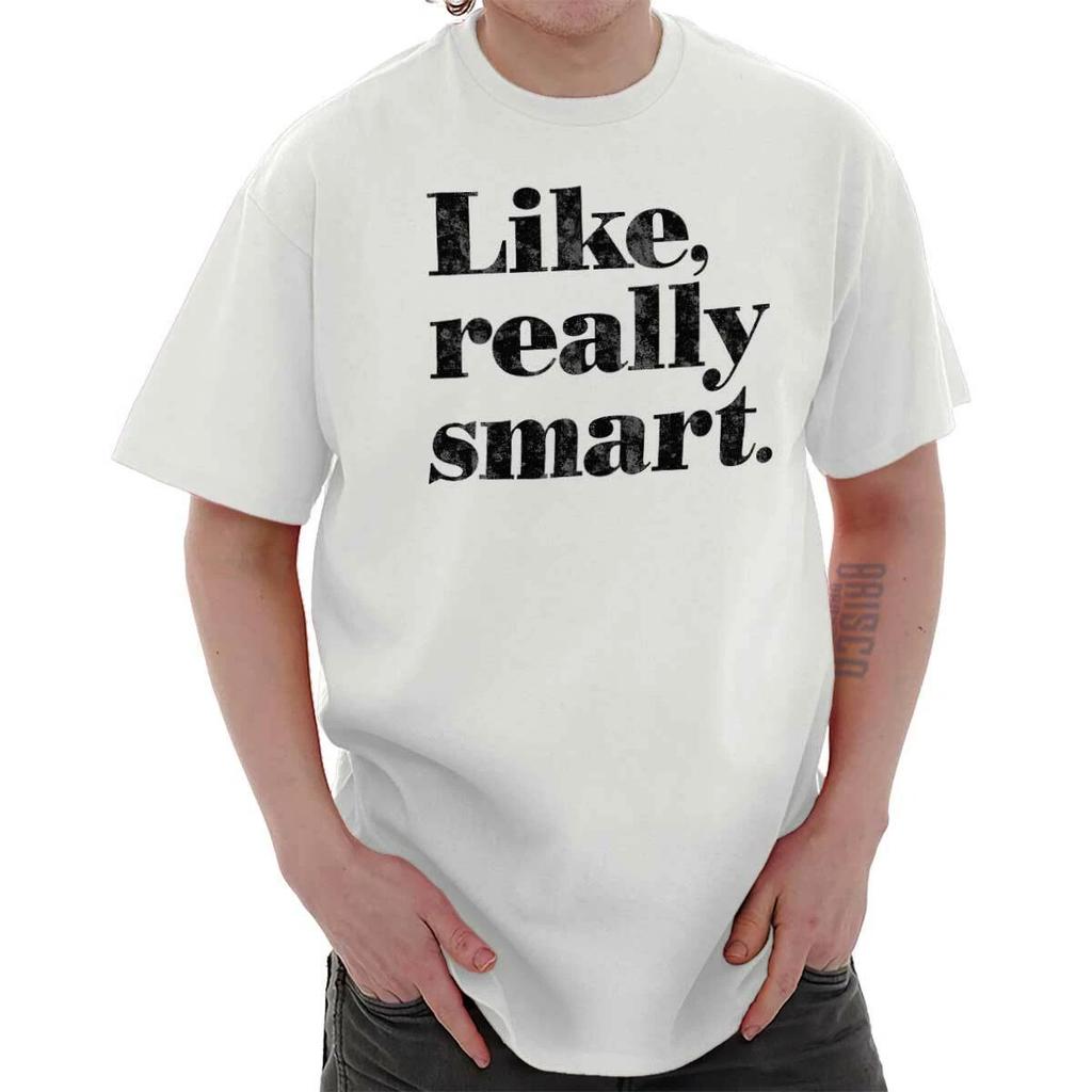 Really Smart Sarcastic Attitude Funny Gift Womens Graphic Crewneck T Shirt Tee