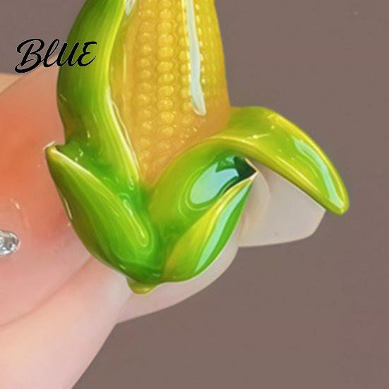 Shirt Brooch Decoration Mini Corn Design Decorative Pin Translucent Glaze