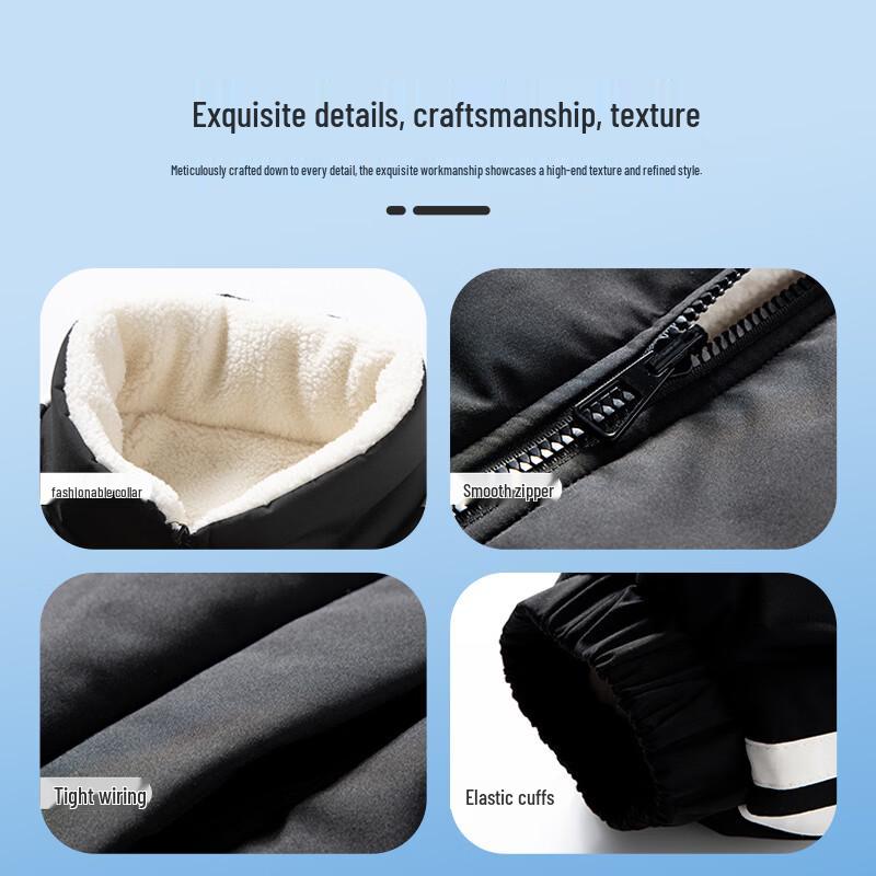 CARTELO Reversible Faux Shearling Men's Winter Padded Jacket