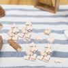 100pcs/lot DIY Blank Mini Heart Wood Slices Discs Wood Heart Love Blank Unfinished Natural Crafts Supplies Wedding Ornaments