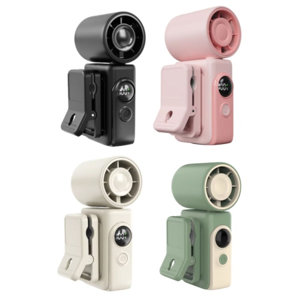 Turbo-Geschwindigkeit Persönliche Kühlventilatoren LED-Anzeige USB-wiederaufladbarer Lüfter Kühlender Mini-Ventilator Reise