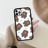 Cute Domo Kun For IPhone 17 16 15 14 13 12 11 Mini Pro Max Plus PC+TPU Back Phone Cover