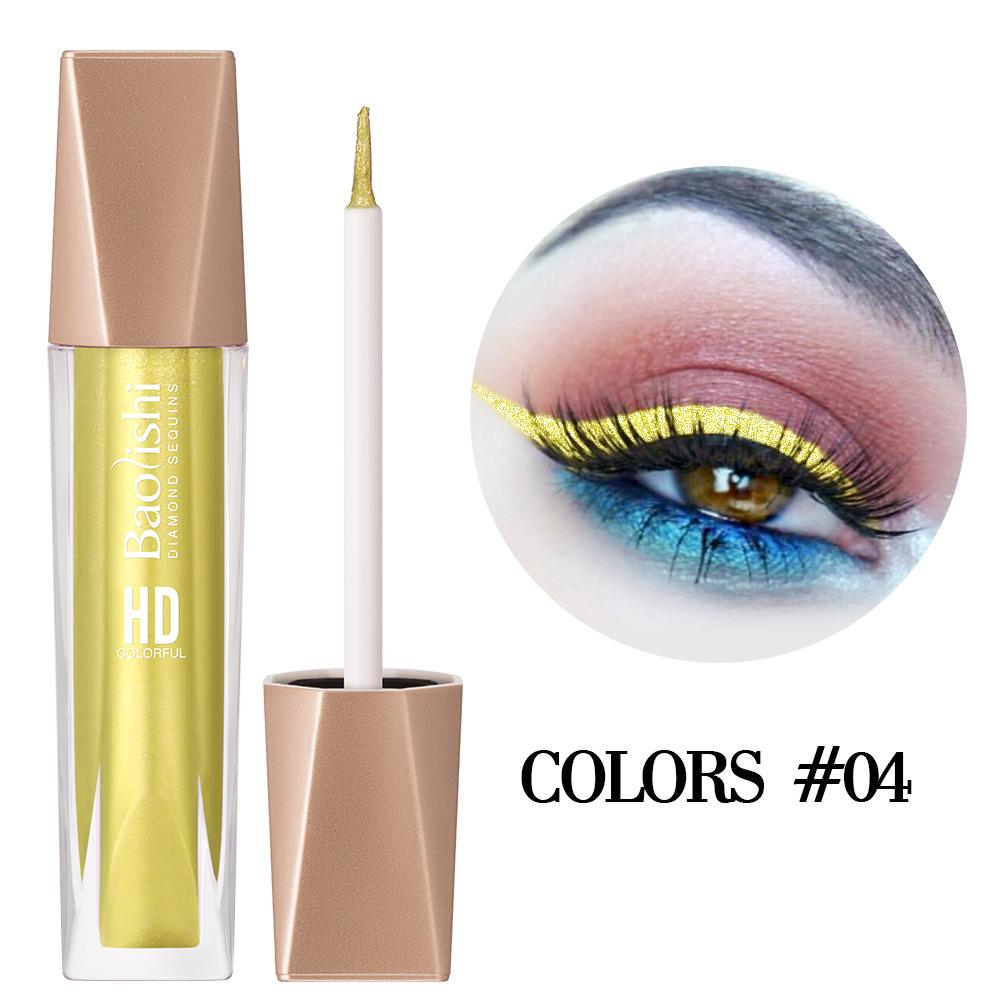 Wasserfester Langanhaltender Wischfester Eyeliner 12-farbiger Perlglanz-Lidschatten-Eyeliner