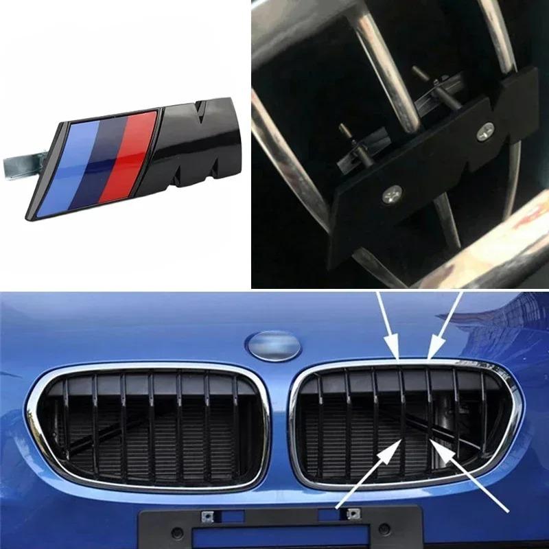 XZFG7 M 3d grade dianteira do carro emblema para bmw m3 m4 m5 g42 g30 g20 e90 e90 e93 e60 f10 f0 auto crachá decoração tronco adesivo