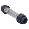 Plastic Tube Liquid Flowmeter High Accuracy Large Range Acid Alkali Resistance Water Flow Meter Gauge
