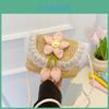 Kids Straw Basket Bag For Girls With Breathable Durability For Daily Outings