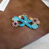 Seaside Vacation Style Pearl Starfish Shell Women's Bracelets New Inlaid Rhinestone Bracelet High-end Luxury Designer Zircon