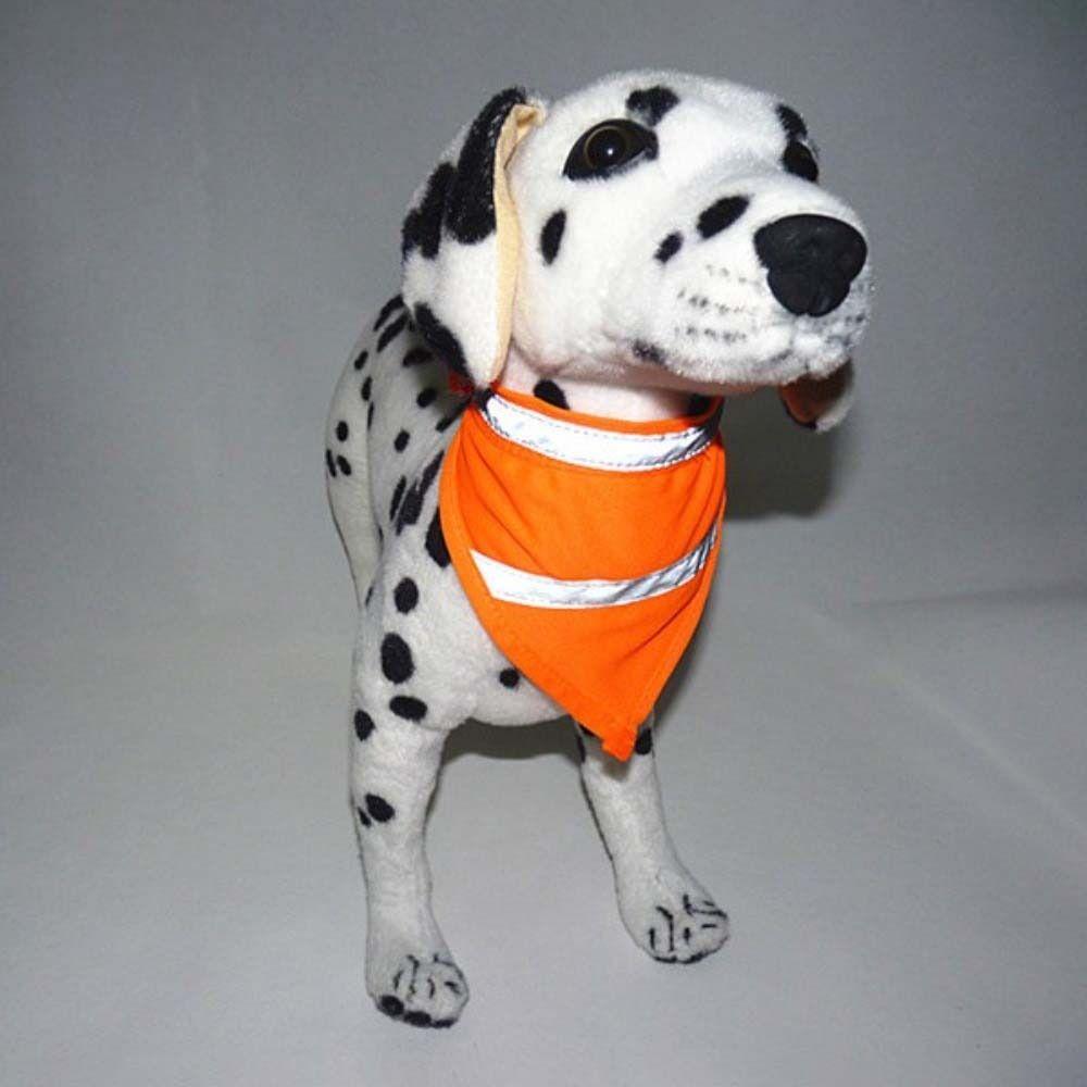 Drool Towel Dog Safety Scarf Triangle Breathable Puppy Visibility Bib Reflective Protective Pet Fluorescent Clothes Puppy Dog