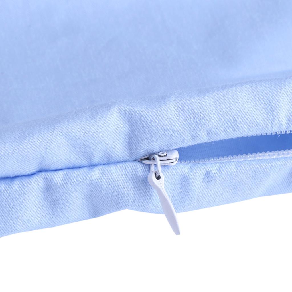 1Pc Women Pregnant Arm Body Supporter Sleeping Pillow Cover U Shape Cushion Cover (Blue)