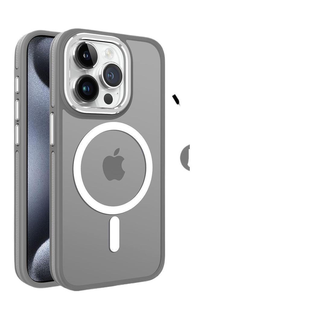 Applicable To iPhone17ProMax Youchuang Magnetic Mobile Phone Case Apple 16Pro Colorful Two-color 15 Protective Case 13