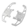 Leihuo Silver Paddle Shift Cover Extensions for Golf GTI and Passat MK7, R, R-line, Scirocco, 2014-2019