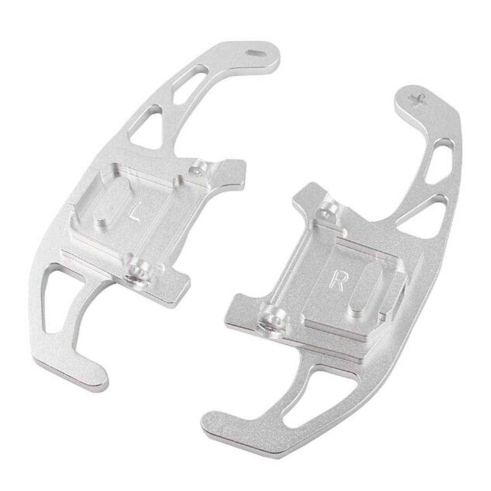 

leihuo Silver Paddle Shift Cover Extensions for Golf GTI and Passat MK7, R, R-line, Scirocco, 2014-2019