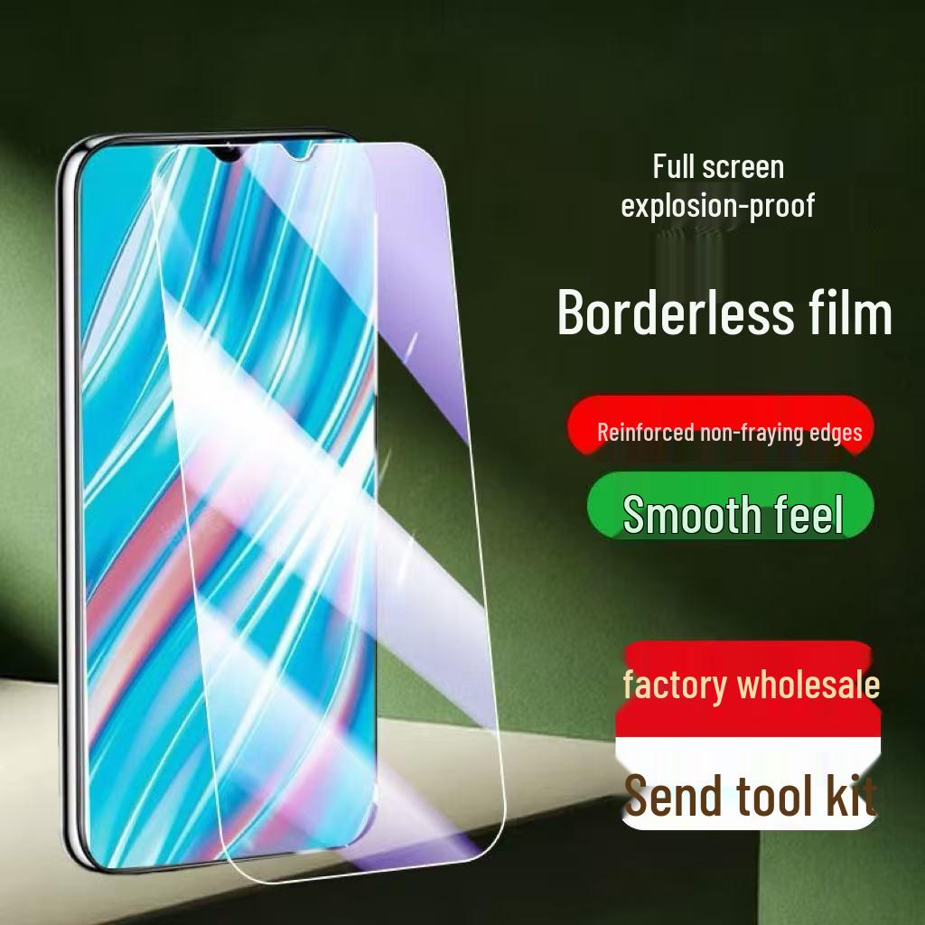 Realme V11/V11s/V13 Anti-Blue Light Tempered Glass Full-Coverage Screen Protector for 5G Phones