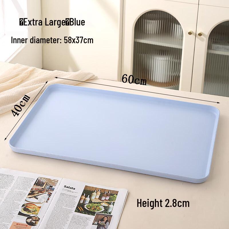 Large Rectangular Plastic Serving Tray