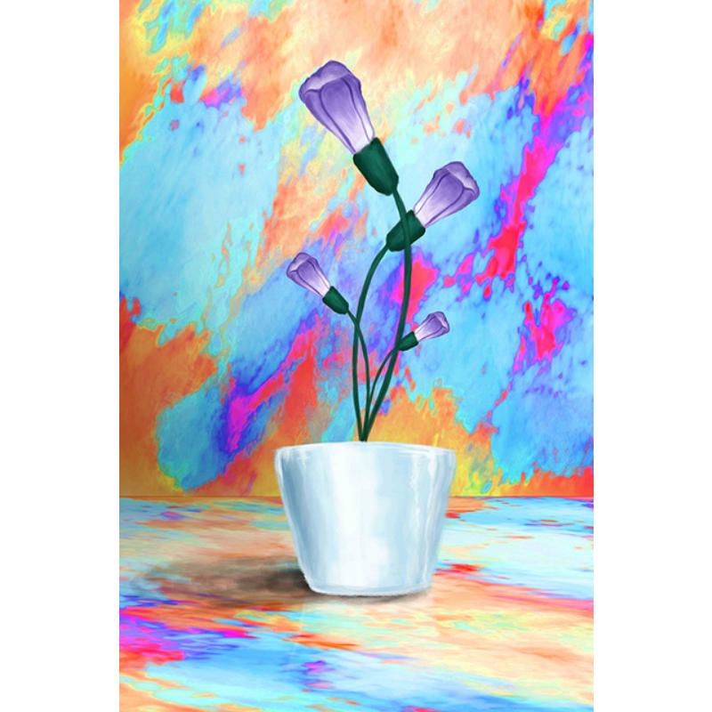New Nordic Simple Still Life Oil Painting Flower Bonsai Art Canvas Painting Living Room Corridor Office Home Decoration Mural No Frame