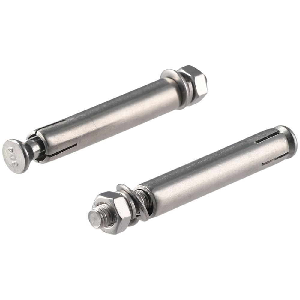 1/5Pcs Stainless Steel Ring Lifting Fastener M6x70mm Ceiling Hook  Concrete Brick Wall