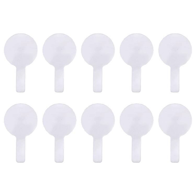 10Pcs Answer Paddles Handheld Double Sided Paddles Small Whiteboards Erasable Paper Sign Auction Paddles for Classroom