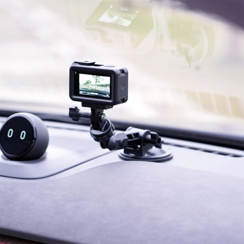 MAXCAM Suction Cup for DJI Osmo Action 5/4/3, Car Windshield Window Mount Camera Stand, Suction Cup Mount for Windshield Mounting
