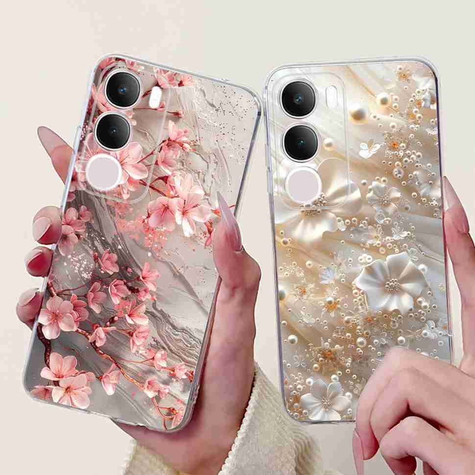 For Vivo Y19s V2419 Case Luxury Painted Cover Soft Silicone Casing For Vivo Y 19s Y19s Y 29 Y29 5G Back Cover Bumper