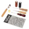 Leather Sewing Tools Kit Wear Resistant DIY Leather Craft Hand Stitching Set for Shoe Bag Repair Work