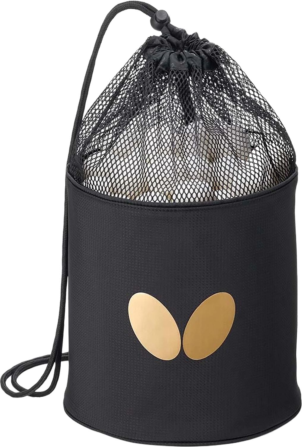 

Контейнер для шариков для настольного тенниса Butterfly, вмещает 120 шариков, Hexham Ball 63490, (Шарики 40мм/44мм), Сумка, Золотой, золотой