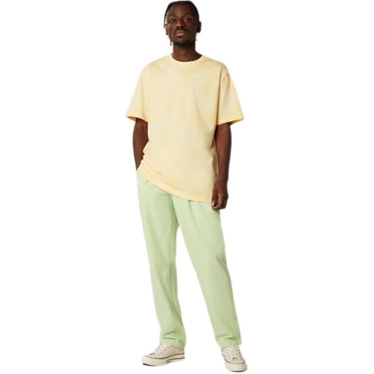 Converse Marble Crew Neck Short Sleeve T-Shirt Asia Sizing 'Gold Dart' Men's 10021490-A04