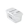 Transparent Food-Grade Fresh-Keeping Plastic Box with Lid for Refrigerator Use