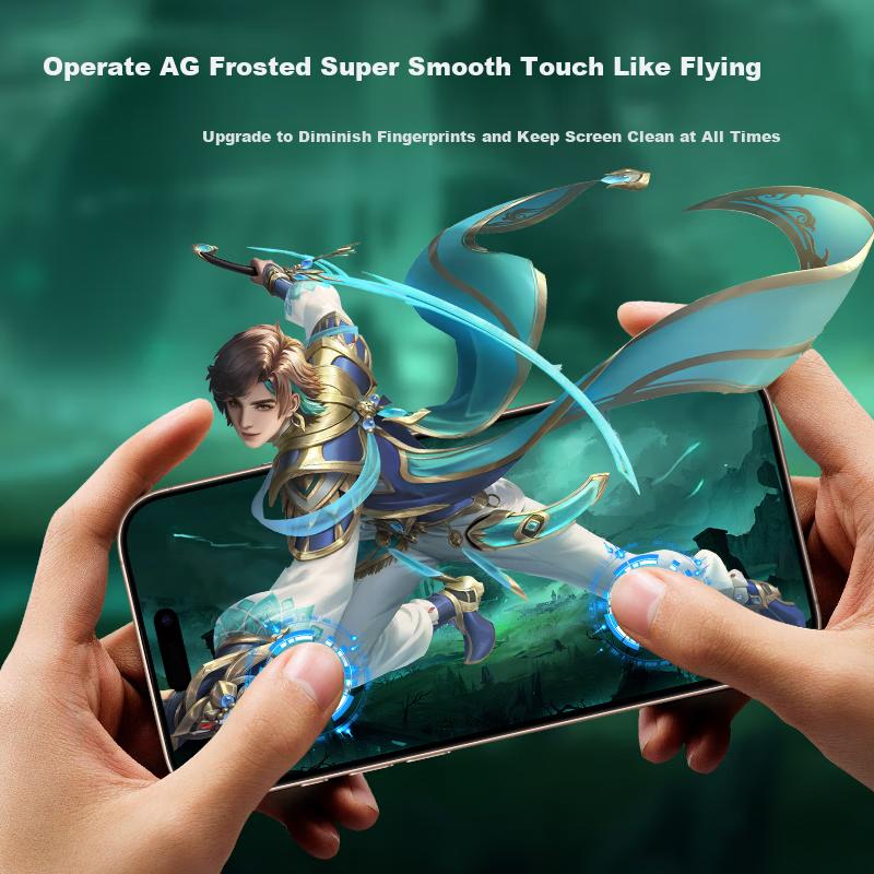 For Apple 14 Pro Tempered Glass Screen Protector, Anti-Blue Light, IPhone 14 Pro Phone Film, Anti-Glare, Shatterproof, Full Screen, Protective Film
