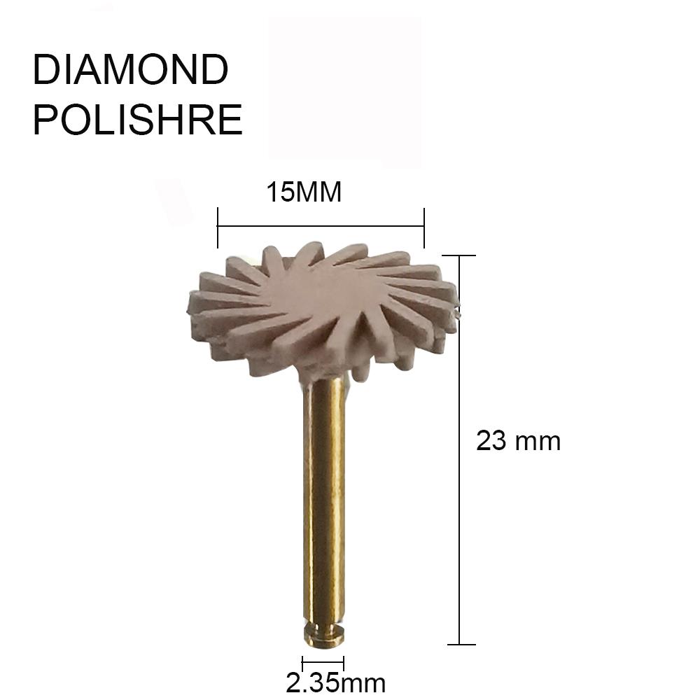 Upgraded Dental Composite Kit Dental Polisher Kit Low-Speed Handpiece Dentistry Porcelain/Natural Teeth/Nail Polishing Supply