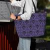 Happy Haunted Mansion Beach Bag for Women Travel Tote Bag with Pockets Summer Large Beach Pool Bag for Swim Gym Vacation