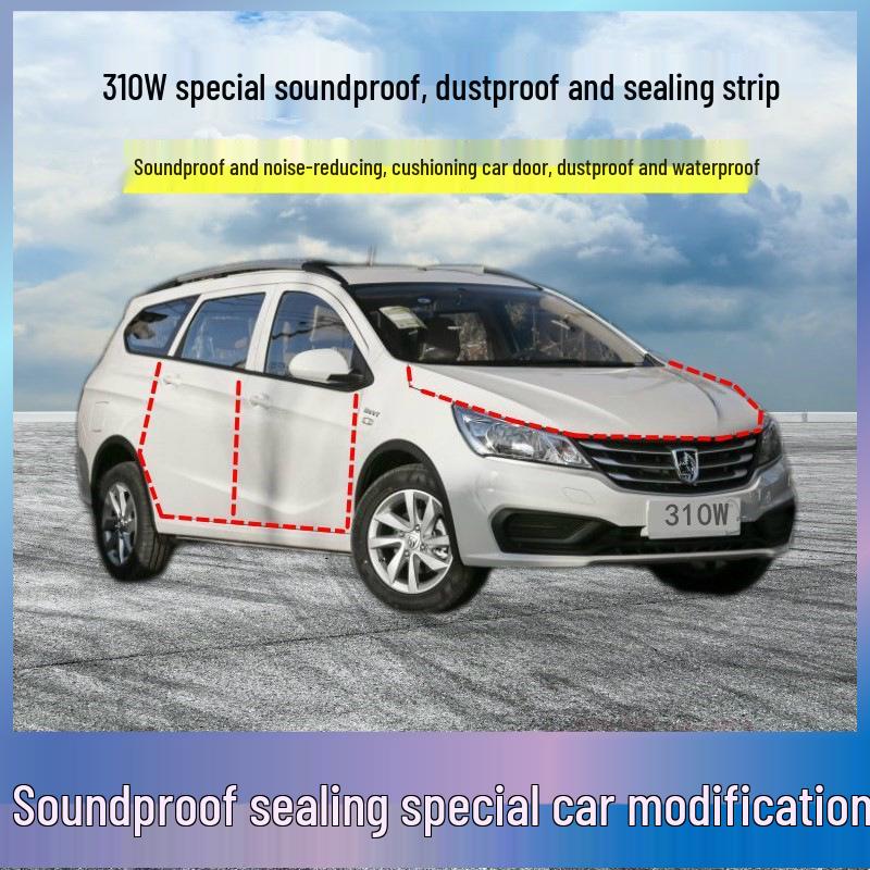 Baojun 310W Full Car Sealing Strip Noise-Reducing Rubber Accessories