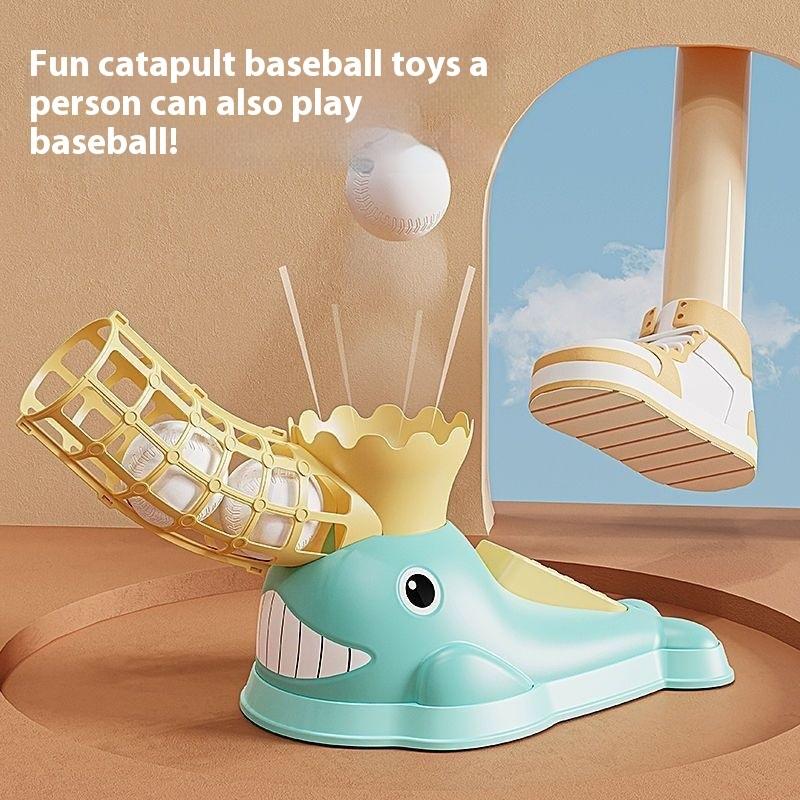 Parent-child Outdoor Baseball Launcher Toys Kids Tee Set Children Sports Sports Indoor Fitness