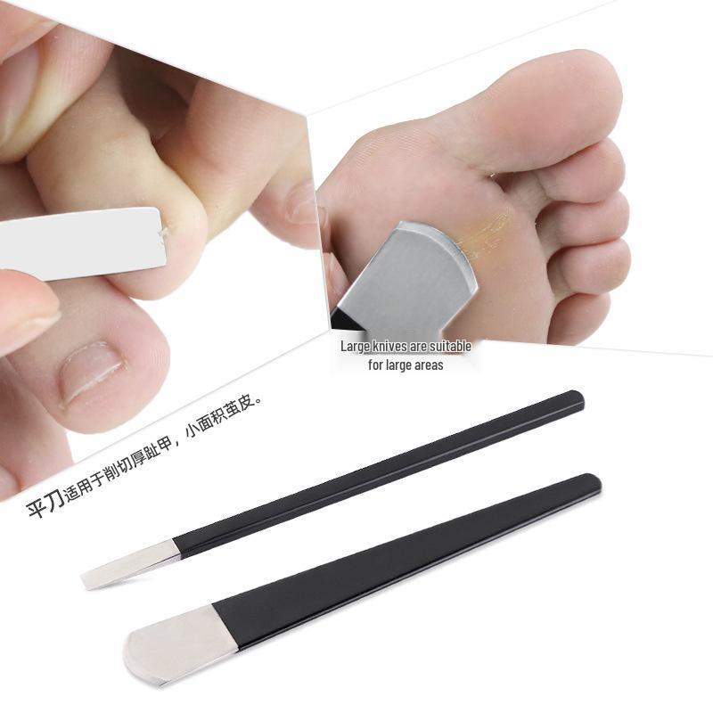 Stainless Steel Pedicure Knife - Remove Dead Skin, Calluses, Cracked & Dry Skin