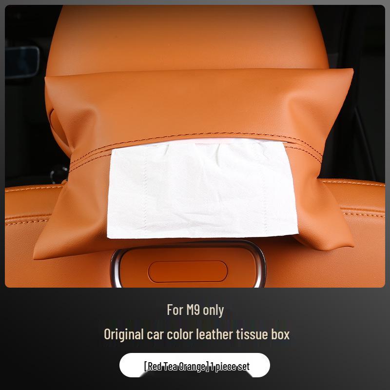 Car Seat Tissue Holder for AITO M9: Armrest Box Tissue Bag
