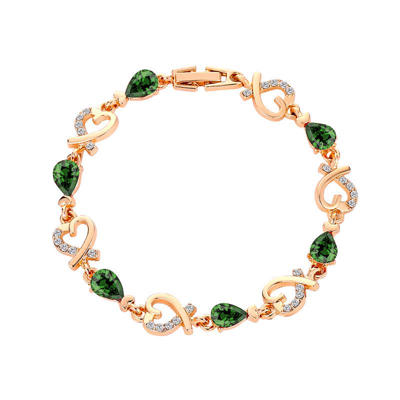 European-American Minimalist Rhinestone Claw Chain Bracelet: Versatile Full Diamond Design for Evening Wear
