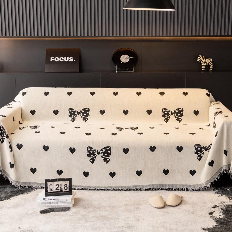 High-End Chenille Embroidered Sofa Cover Cloth Sofa Towel Four Seasons Universal Sofa Cover Sofa Cushion Anti-Scratching Sofa Slipcover