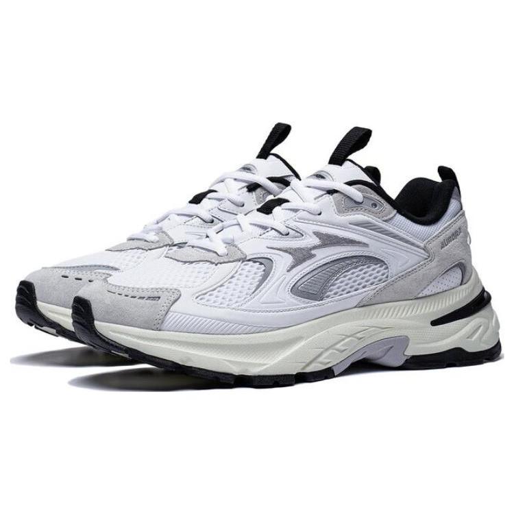 New LiNing Aurora 2K Anti Slip Wear Resistant Low Top Casual Shoes Men's Standard White AGCT107-1