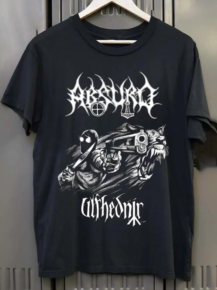 

ABSURD Band Ulfhednir Short Sleeve T Shirt Full Size S-5XL Unisex T-Shirt XXXL