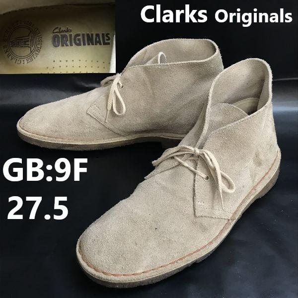 

Clarks Originals Замшевые ботинки Desert Размер 9F 27.5 Бежевые Креповая подошва(ИСПОЛЬЗОВАЛ)