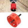 80mm Diameter Hole Saw Cutter 37mm Cutting Depth With Arbor Mandrel Bi-Metal Hole Saw Smooth Cutting Edge Sharply Teeth