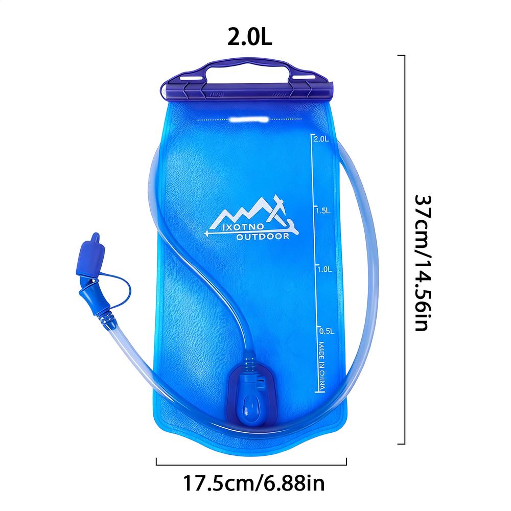 Hydration Pack Water Bladder 1.5L/2L Large Opening Pack Lightweight Storage Bag Camping Gear for Outdoor Biking Camping Hunting