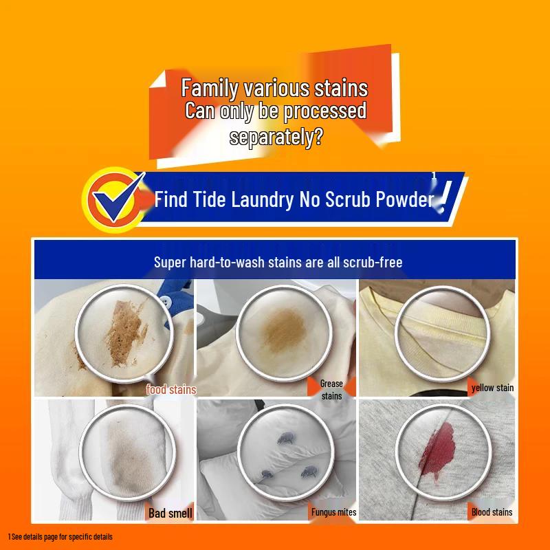 Tide No-Scrub Laundry Detergent Powder