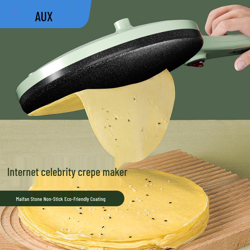 AUX Crepe and Spring Roll Maker - Pancake & Dough Cake Pan