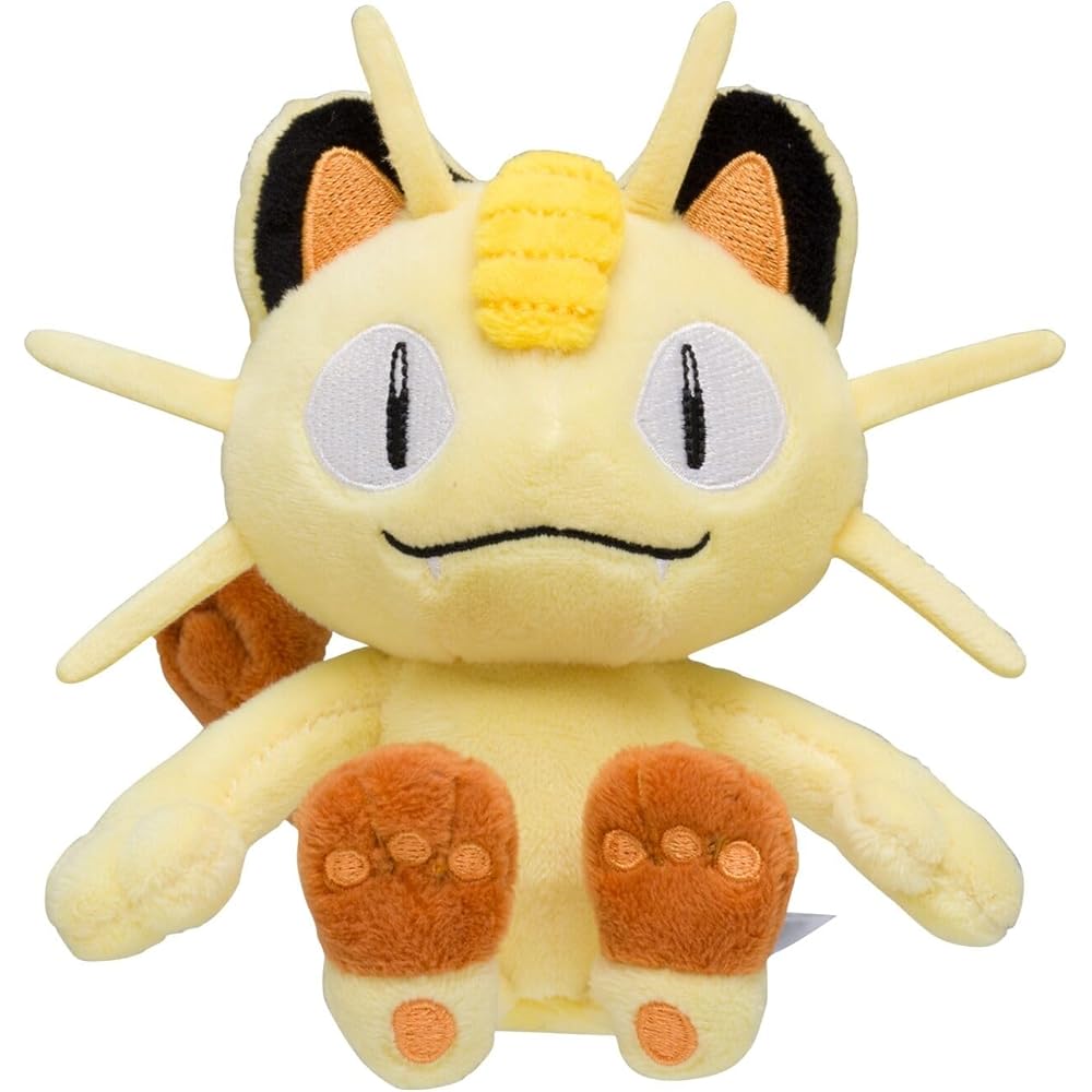 Pokmon Center Original Pokmon Fit Plush Toy Meowth 13x12.5x7 cm