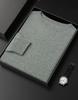 Men's Round Neck Cashmere Sweater - Business Casual, Loose Fit, Autumn Winter Knitwear