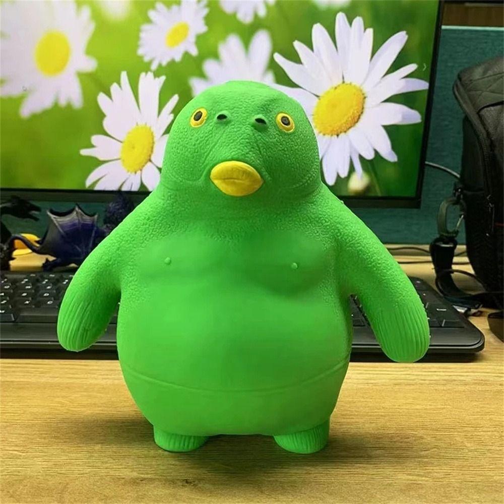 Spongy Silly Fish Animals Toys Squeeze Toy Fidget Green Fish Squeeze Green Fish Green Head Fish