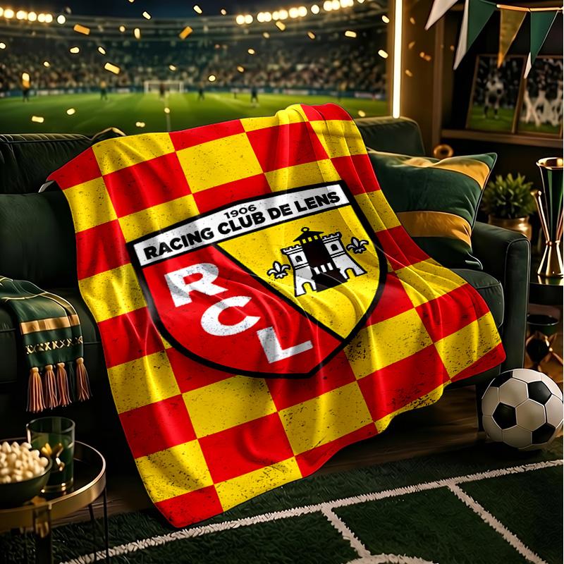 Flaming Heart RCL Crest Blanket Lightweight Ideal Bedding Blanket Perfect for Travel, Camping, Living Rooms, Offices, Sofas, Fan Christmas gift