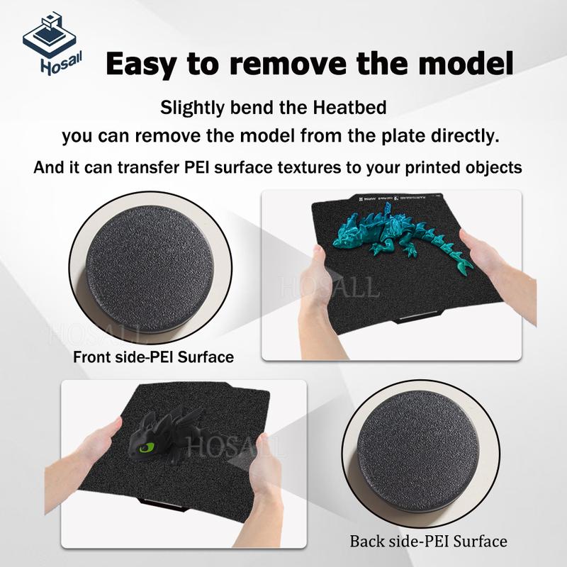 For Bambu Lab P1P P1S A1 X1 X1C P2S Build Plate Super Tack Cool Plate Double Sided Smooth Textured Heatbed 256X256 Build Plat