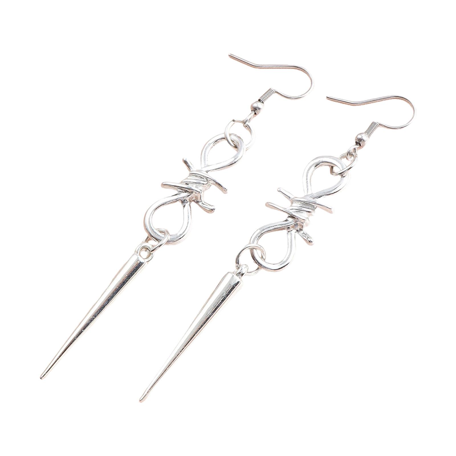 

Модные серьги-подвески с кисточками и заклепками для модных женщин, женская мода, прочный сплав, висячие аксессуары для ушей A