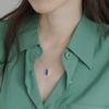 Pinaf Rectangle Necklace _blue
